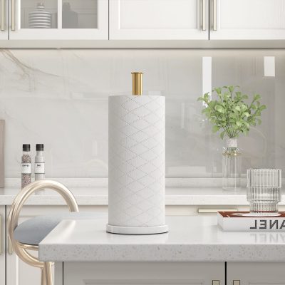 Marble Paper Towel Holder